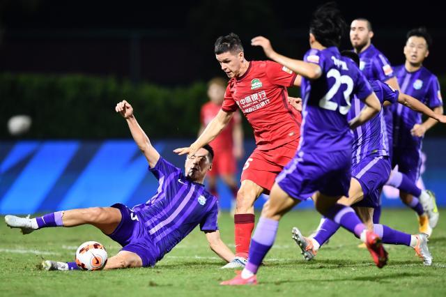 澳客-【中超】阿德里安进球谢维军扳平 津门虎1比1平河南